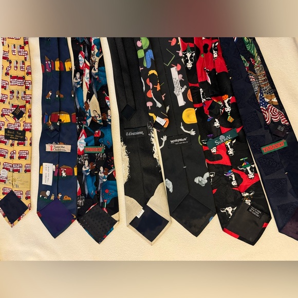 Men’s Neck Ties 7 pieces - Picture 2 of 10